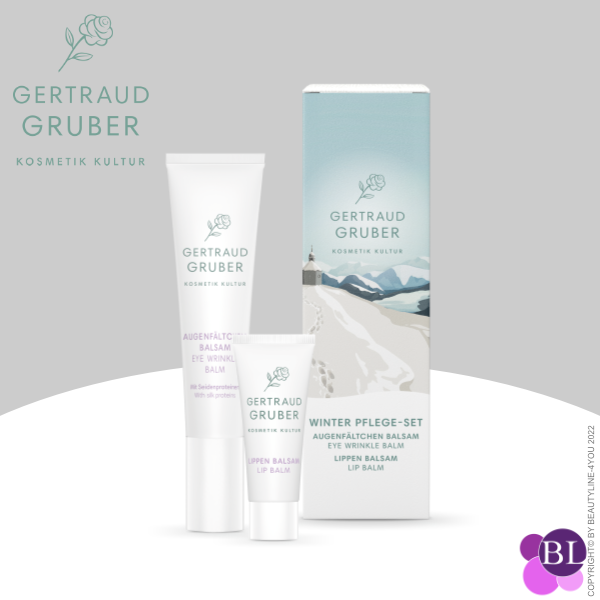 Gertraud Gruber Winter Pflege-Set mit Augenfältchen Balsam und Lippen Balsam